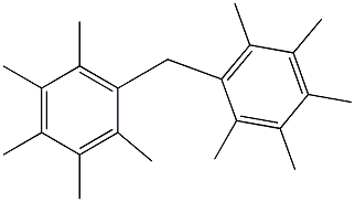 Benzene,1,1'-methylenebis[2,3,4,5,6-pentamethyl- (9CI) 结构式
