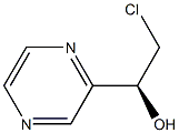 Pyrazinemethanol,  -alpha--(chloromethyl)-,  (-alpha-S)-  (9CI) 结构式