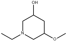 3-Piperidinol, 1-ethyl-5-methoxy- (5CI) 结构式