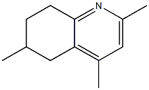 Quinoline, 5,6,7,8-tetrahydro-2,4,6-trimethyl- (5CI) 结构式