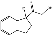 Ketone, 1-hydroxy-1-indanyl hydroxymethyl (5CI) 结构式