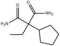 Cyclopentanemalonamide, -alpha--ethyl- (5CI) 结构式