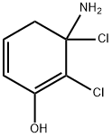 Phenol,  3-amino-2,3-dichloro-  (6CI) 结构式