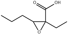 Hexanoic acid, 2,3-epoxy-2-ethyl- (6CI) 结构式