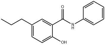 Salicylanilide, 5-propyl- (6CI) 结构式