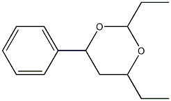 m-Dioxane, 2,4-diethyl-6-phenyl- (4CI) 结构式