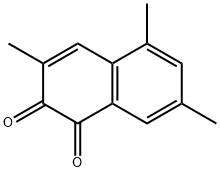 1,2-Naphthoquinone, 3,5,7-trimethyl- (4CI) 结构式