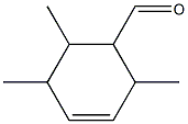 3-Cyclohexene-1-carboxaldehyde, 2,5,6-trimethyl- (4CI) 结构式