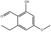 p-Anisaldehyde, 2-ethyl-6-hydroxy- (5CI) 结构式