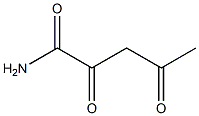 Valeramide, 2,4-dioxo- (5CI) 结构式