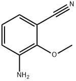 3-氨基-2-甲氧基苯甲腈 结构式