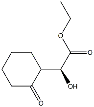 Cyclohexaneacetic acid, -alpha--hydroxy-2-oxo-, ethyl ester, (-alpha-S)- (9CI) 结构式