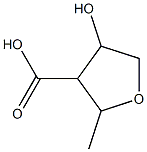 3-Furoic acid, tetrahydro-4-hydroxy-2-methyl- (5CI) 结构式