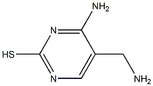 2-Pyrimidinethiol,  4-amino-5-(aminomethyl)-  (5CI) 结构式