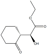 Cyclohexaneacetic acid, -alpha--hydroxy-2-oxo-, ethyl ester, (-alpha-S,1R)- (9CI) 结构式