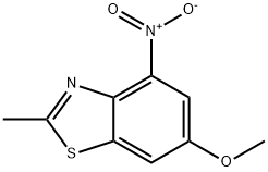 Benzothiazole, 6-methoxy-2-methyl-4-nitro- (4CI) 结构式