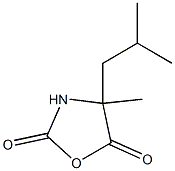 2,5-Oxazolidinedione,  4-isobutyl-4-methyl-  (5CI) 结构式