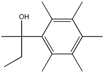 Benzyl alcohol, alpha-ethyl-alpha,2,3,4,5,6-hexamethyl- (4CI) 结构式