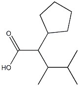 Cyclopentaneacetic acid, -alpha--(1,2-dimethylpropyl)- (5CI) 结构式