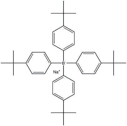 Borate(1-), tetrakis[4-(1,1-diMethylethyl)phenyl]-, sodiuM (9CI) 结构式