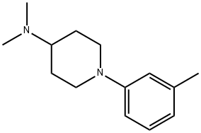 Piperidine, 4-dimethylamino-1-m-tolyl- (4CI) 结构式