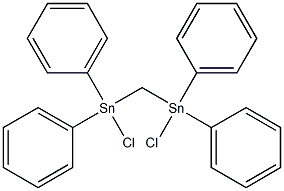 Stannane,methylenebis[chlorodiphenyl- (9CI) 结构式