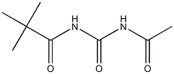 Urea,  1-acetyl-3-pivalyl-  (4CI) 结构式