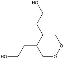 2,5-p-Dioxanediethanol  (5CI) 结构式