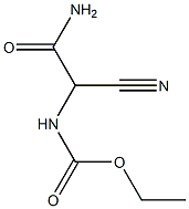 Carbamic  acid,  (carbamoylcyanomethyl)-,  ethyl  ester  (5CI) 结构式