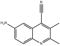 Cinchoninonitrile,  6-amino-2,3-dimethyl-  (4CI) 结构式