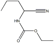 Carbamic  acid,  1-cyanobutyl-,  ethyl  ester  (4CI) 结构式