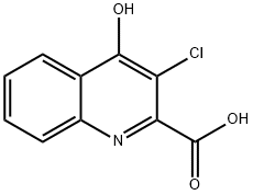 Kynurenic  acid,  3-chloro-  (5CI) 结构式