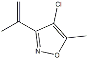 Isoxazole,  4-chloro-3-isopropenyl-5-methyl-  (5CI) 结构式