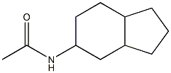 Acetamide,  N-(hexahydro-5-indanyl)-  (4CI) 结构式