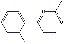 Acetamide,  N-(-alpha--ethyl-o-methylbenzylidene)-  (5CI) 结构式