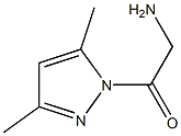 Pyrazole,  1-glycyl-3,5-dimethyl-  (3CI) 结构式