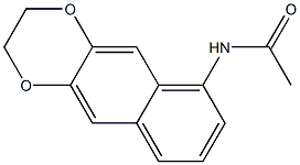 Naphtho[2,3-b]-p-dioxin,  6-acetamido-2,3-dihydro-  (5CI) 结构式