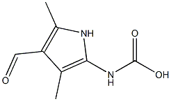 2-Pyrrolecarbamic  acid,  4-formyl-3,5-dimethyl-  (3CI) 结构式