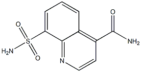 Cinchoninamide,  8-sulfamoyl-  (5CI) 结构式