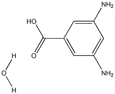 Benzoic  acid,  3,5-diamino-,  monohydrate  (6CI) 结构式