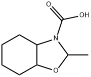 3-Benzoxazolinecarboxylic  acid,  hexahydro-2-methyl-  (6CI) 结构式