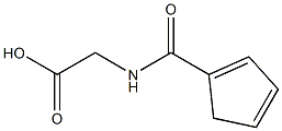 Glycine,  N-cyclopentadienylcarbonyl-  (6CI) 结构式