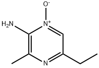 Pyrazine,  2-amino-5-ethyl-3-methyl-,  1-oxide  (5CI) 结构式