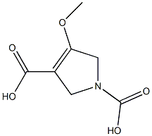 3-Pyrroline-1,3-dicarboxylic  acid,  4-methoxy-  (6CI) 结构式