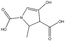 2-Pyrroline-1,4-dicarboxylic  acid,  3-hydroxy-5-methyl-  (6CI) 结构式