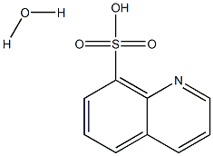 8-Quinolinesulfonic  acid,  hydrate  (6CI) 结构式