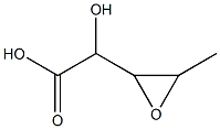 Valeric  acid,  3,4-epoxy-2-hydroxy-  (6CI) 结构式