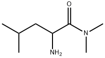 Valeramide,  2-amino-N,N,4-trimethyl-  (5CI) 结构式