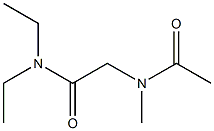 Acetamide,  N,N-diethyl-2-N-methylacetamido-  (5CI) 结构式