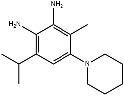 Piperidine,  1-(5,6-diaminocarvacryl)-  (4CI) 结构式